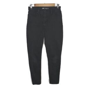 Levi's 512 Perfectly Slimming Black Skinny Jeans Size 6